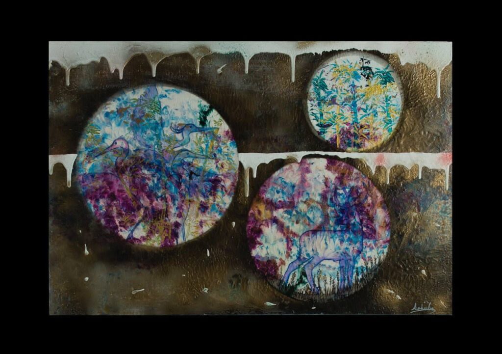 Abstract Floral Paintings num1 Supplies for Abstract Floral Paintings