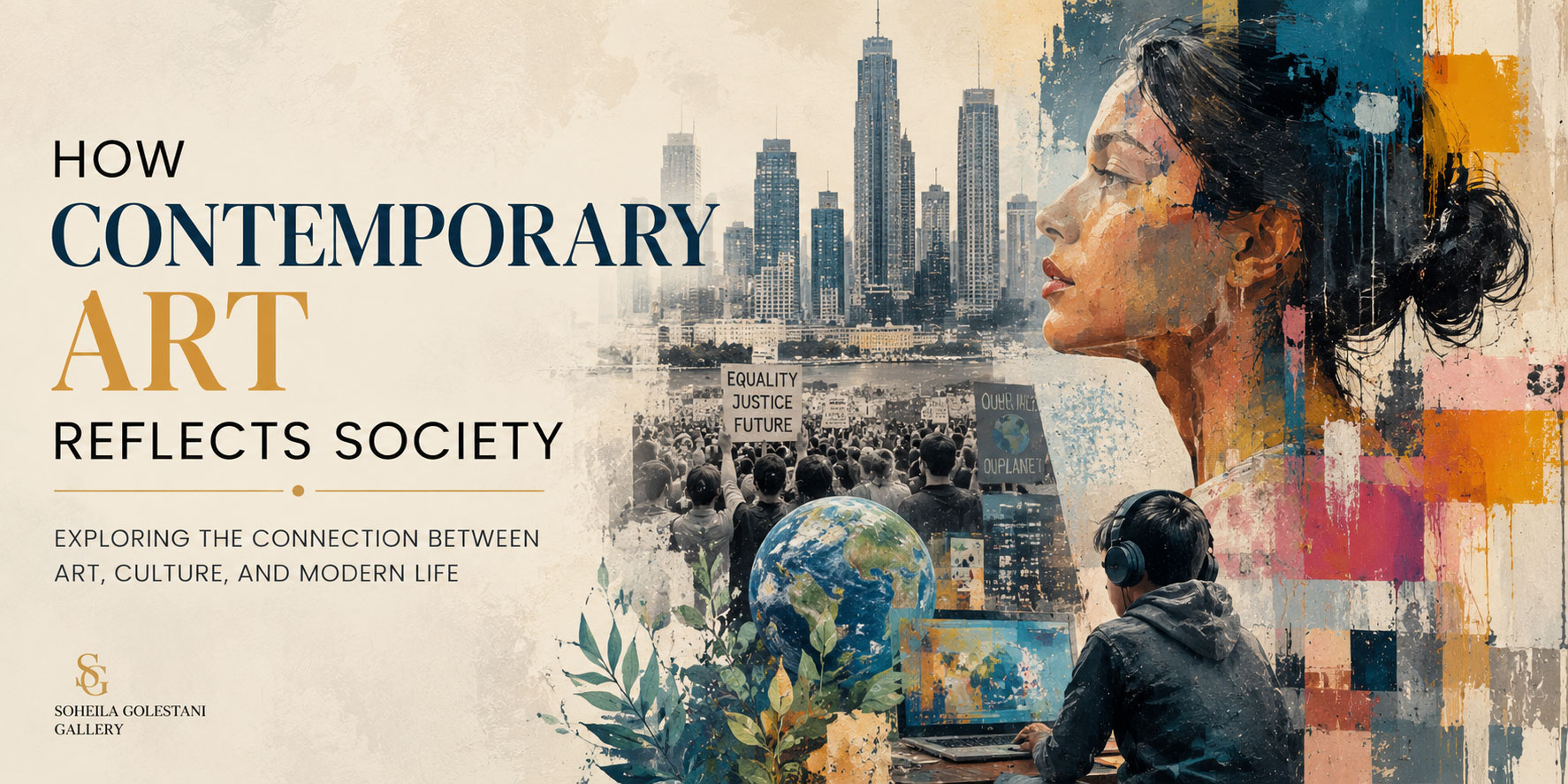 You are currently viewing How Contemporary Art Reflects Society: Exploring the Connection Between Art and Modern Life