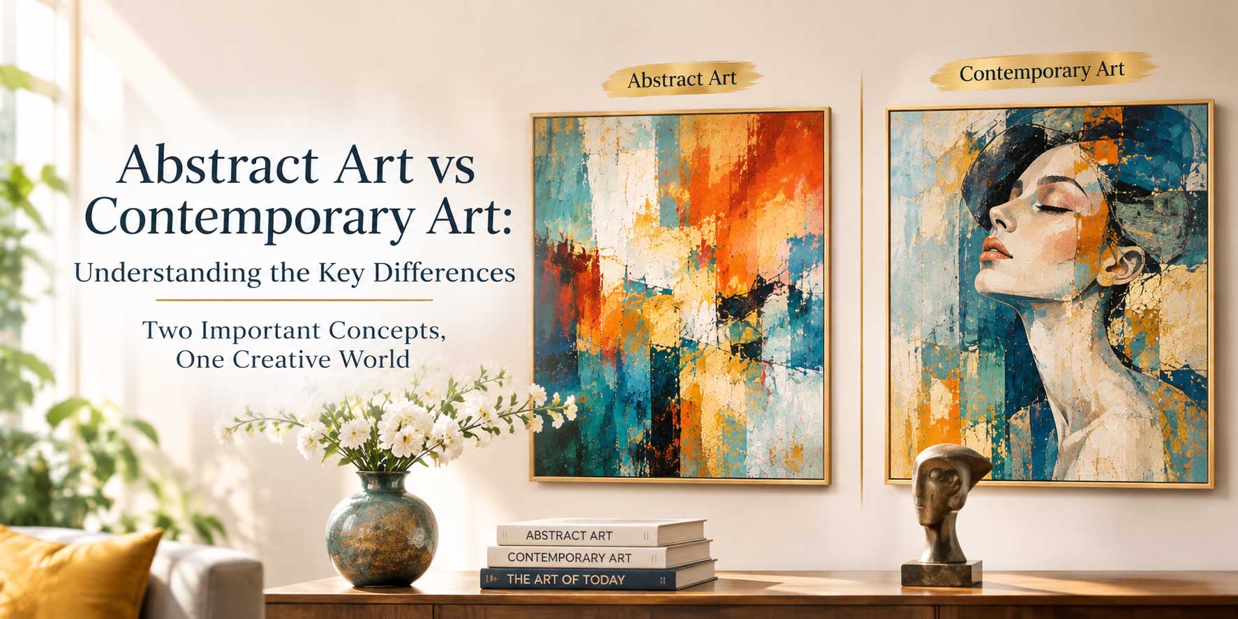 You are currently viewing Abstract Art vs Contemporary Art: Understanding the Key Differences